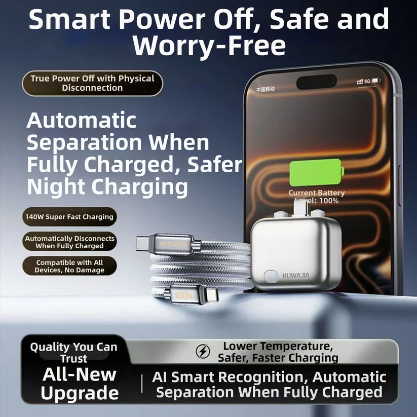 Smart Full Charge Separator Charging Protector Type-C